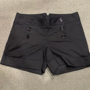 Black shorts flattering size 4
